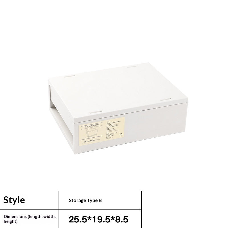 Desk Stationery & Cosmetics Storage Organizer - Multi-Compartment Box