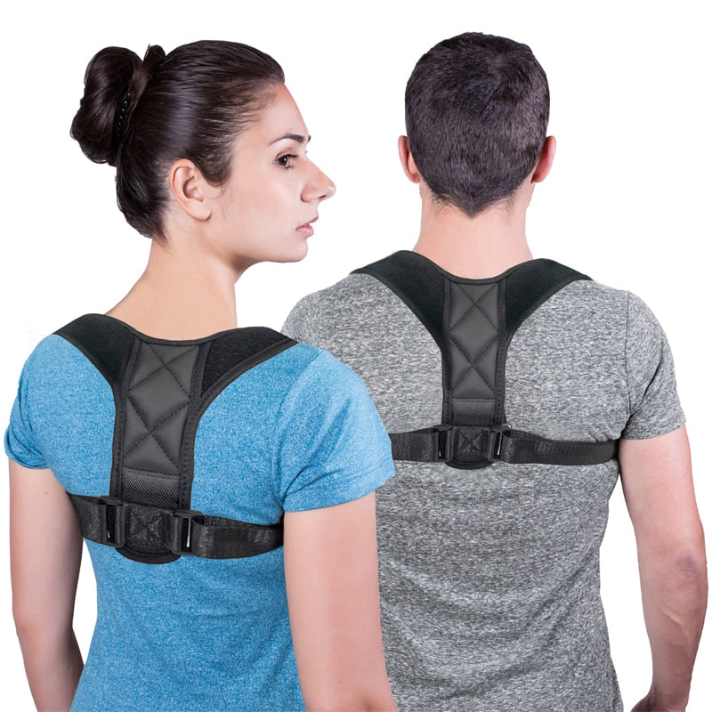 Medical-Grade Posture Corrector - Clavicle & Lower Back Support