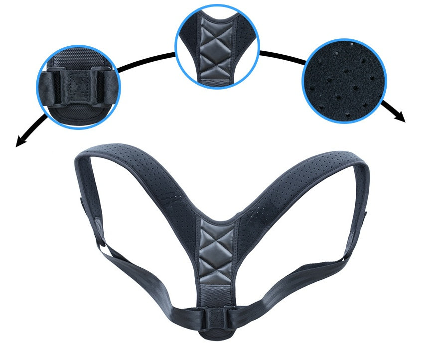Medical-Grade Posture Corrector - Clavicle & Lower Back Support