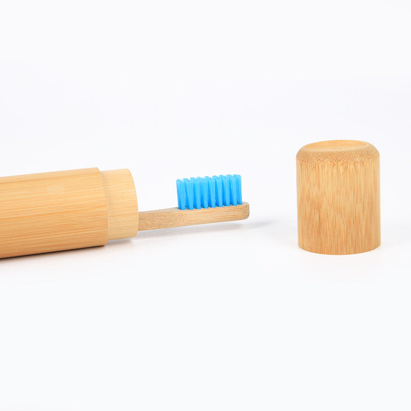 Bamboo Toothbrush Set - Eco-Friendly Charcoal Bristle (4-Pack)