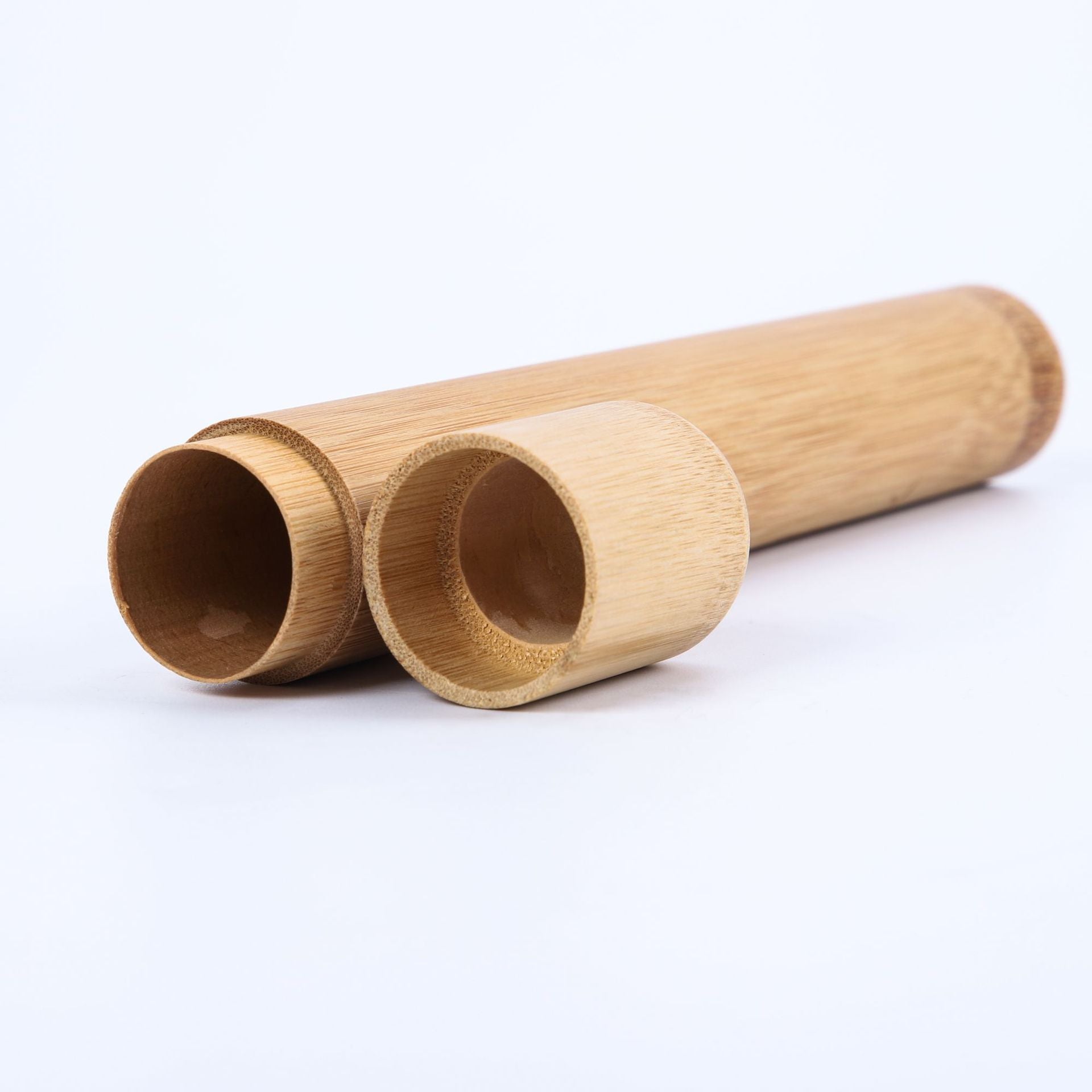 Bamboo Toothbrush Set - Eco-Friendly Charcoal Bristle (4-Pack)