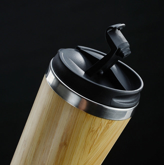 Bamboo Reusable Coffee Cup - Eco-Friendly Travel Mug