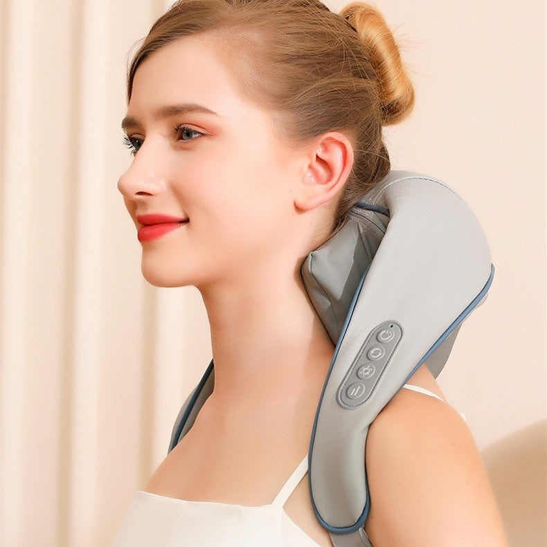 Shiatsu Shoulder & Neck Massager - Deep Tissue Cervical Shawl