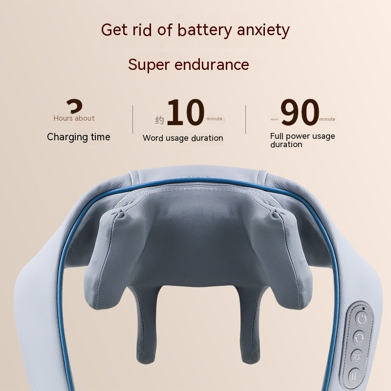 Shiatsu Shoulder & Neck Massager - Deep Tissue Cervical Shawl