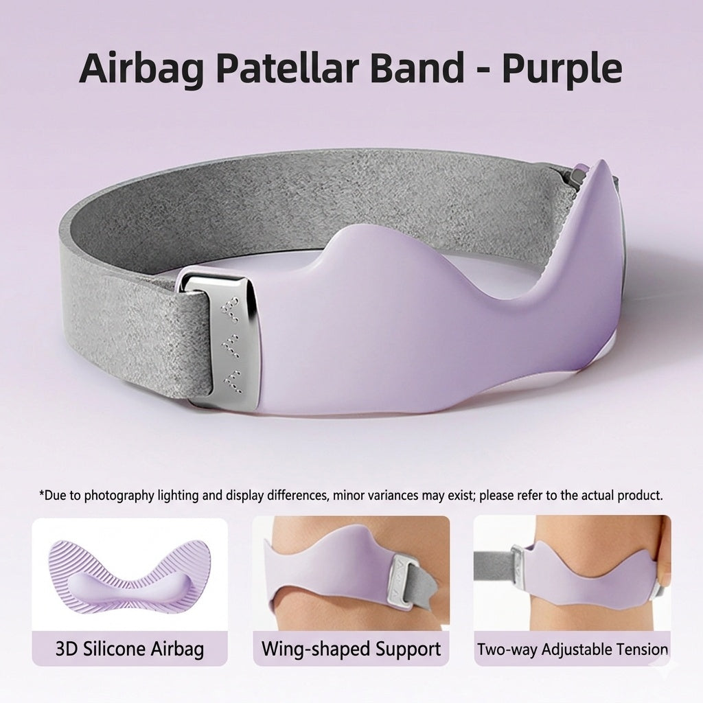 Silicone Patella Knee Strap - 3D Air Cushion Support Brace