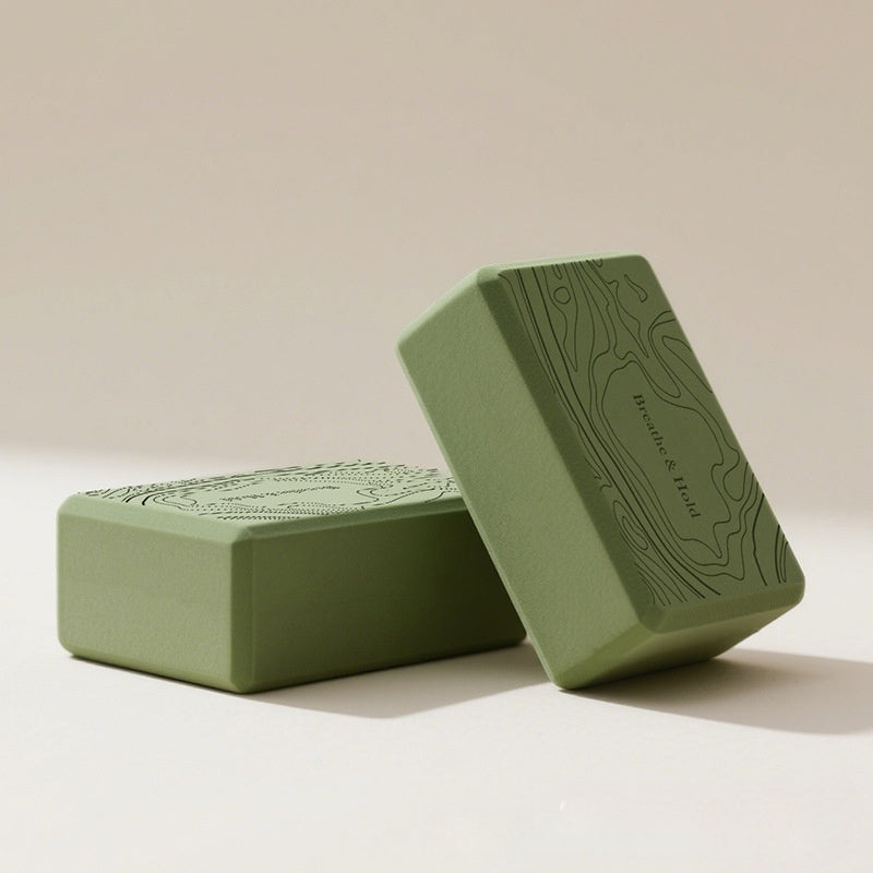 Yoga Brick Block - High-Density Foam Support for Flexibility