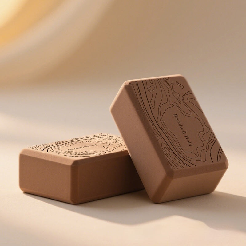 Yoga Brick Block - High-Density Foam Support for Flexibility