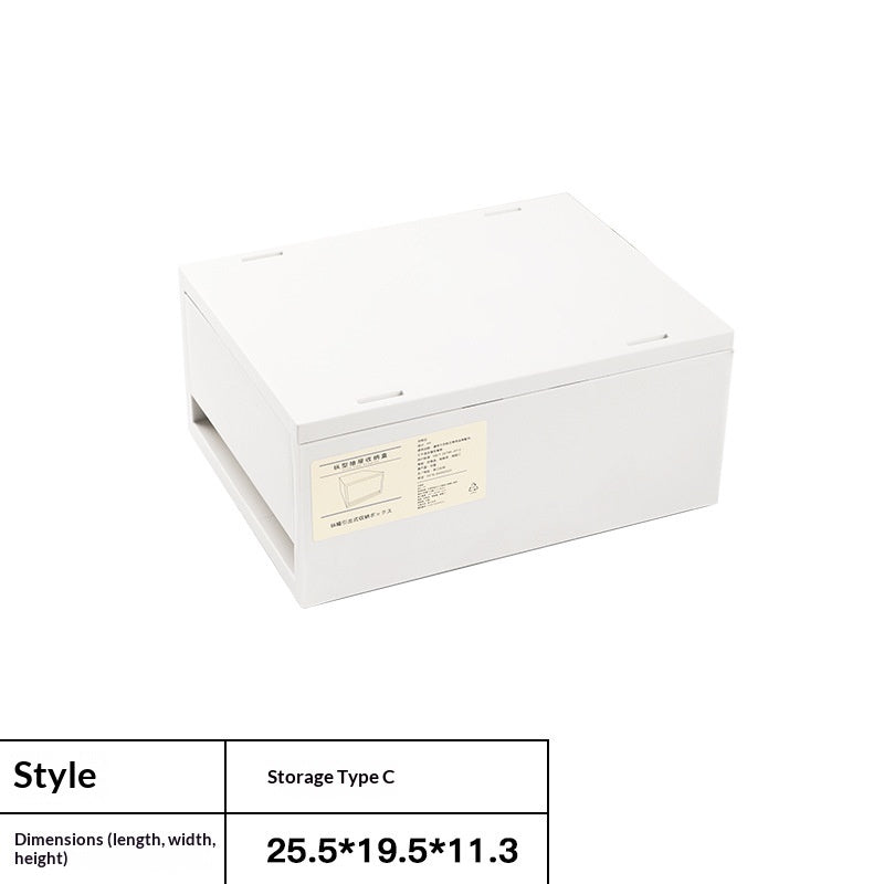 Desk Stationery & Cosmetics Storage Organizer - Multi-Compartment Box