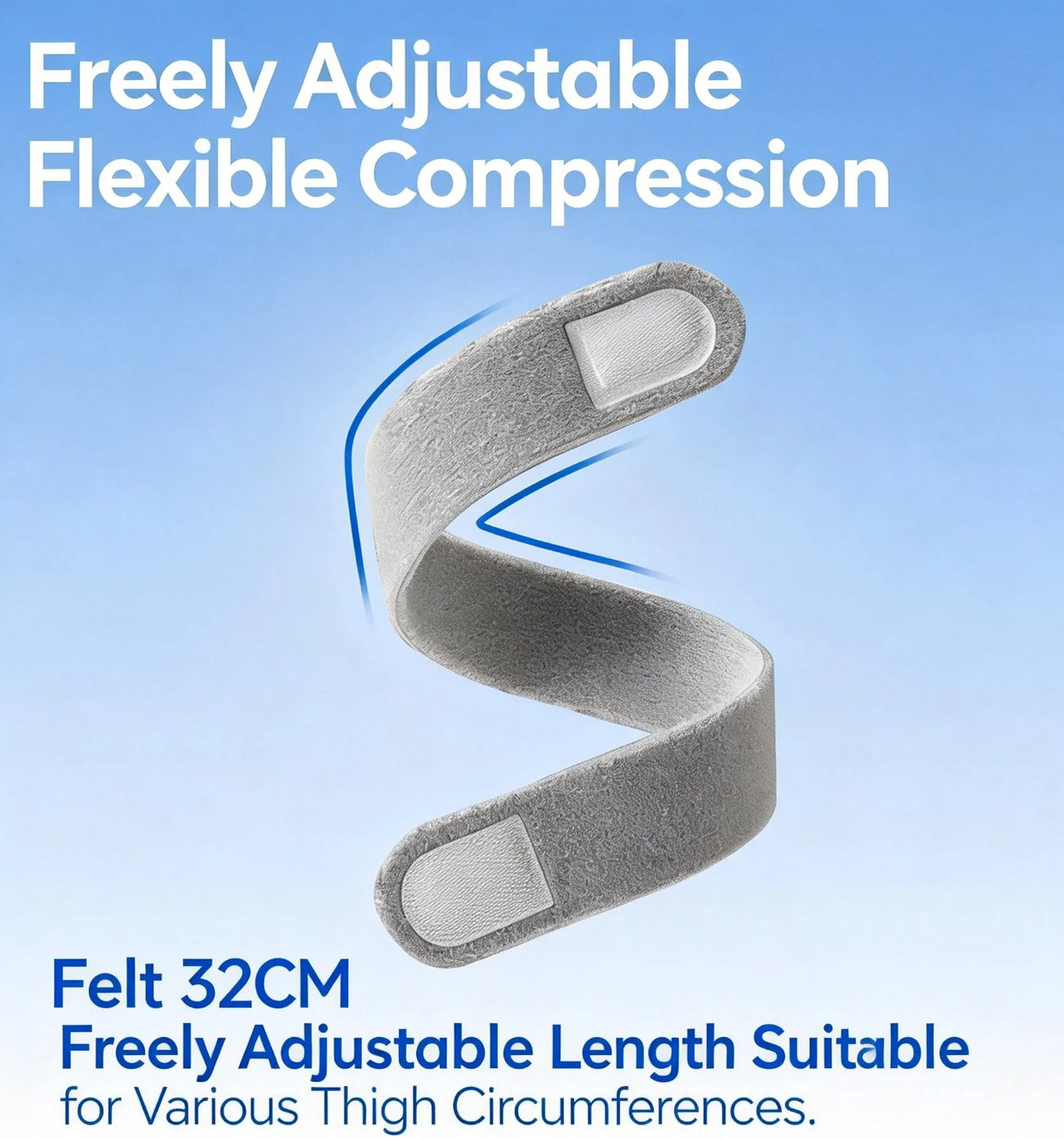 Silicone Patella Knee Strap - 3D Air Cushion Support Brace