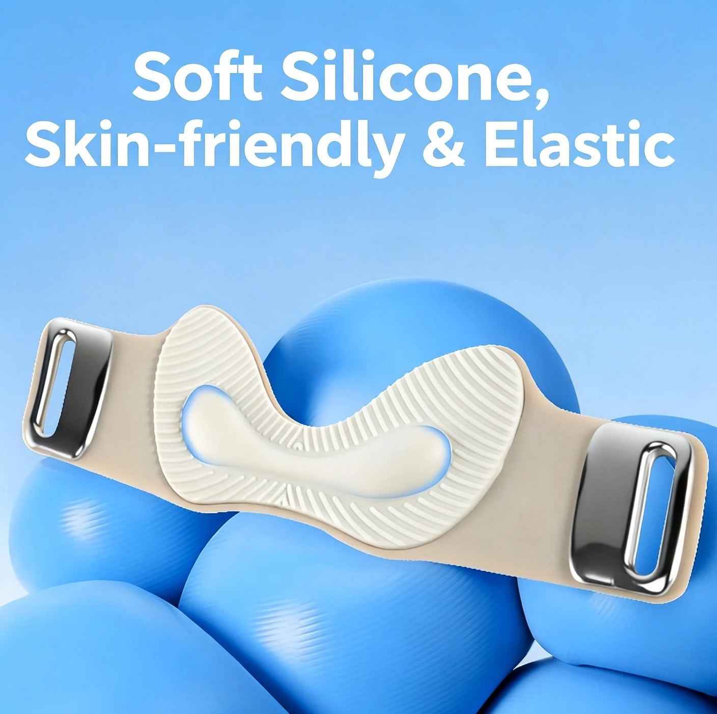 Silicone Patella Knee Strap - 3D Air Cushion Support Brace