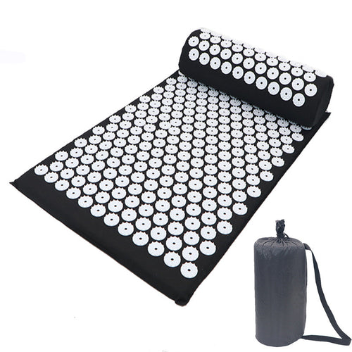 Acupressure Mat & Pillow Set - Stress Relief & Muscle Relaxation