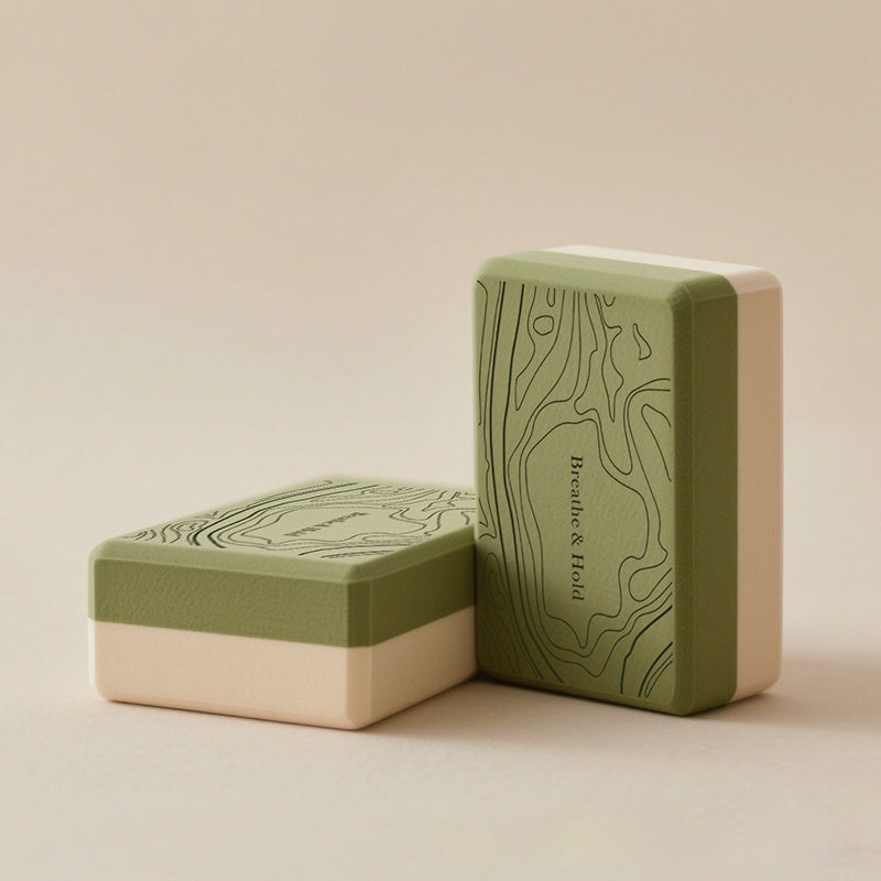 Yoga Brick Block - High-Density Foam Support for Flexibility