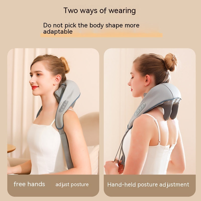 Shiatsu Shoulder & Neck Massager - Deep Tissue Cervical Shawl